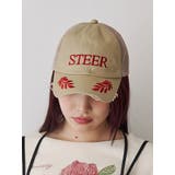 ベージュ | ヴィンテージライクロゴメッシュキャップ | jouetie