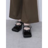 カラーサテンバレエパンプス | jouetie | 詳細画像1