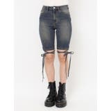 ストレッチデニムバイカーパンツ | jouetie | 詳細画像16 