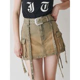 ベージュ | ウエスタンバックルベルトスカパン | jouetie