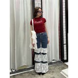 レースフリルフレアデニム | jouetie | 詳細画像10 