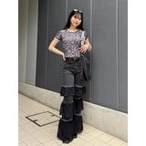 レースフリルフレアデニム | jouetie | 詳細画像6 