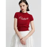 ロゴジャガードコンパクトニット | jouetie | 詳細画像8 