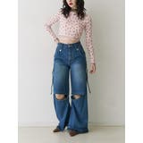 バックオープンロゴトップス | jouetie | 詳細画像10 