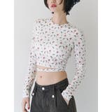 バックオープンロゴトップス | jouetie | 詳細画像20 