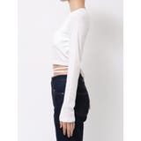 バックオープンロゴトップス | jouetie | 詳細画像24 