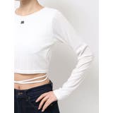 バックオープンロゴトップス | jouetie | 詳細画像27 