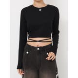 バックオープンロゴトップス | jouetie | 詳細画像50 