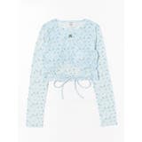 ブルー | バックオープンロゴトップス | jouetie