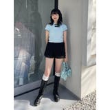 パフスリーブチャイナポロトップス | jouetie | 詳細画像22