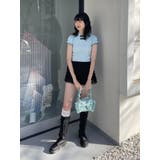 パフスリーブチャイナポロトップス | jouetie | 詳細画像23