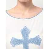 クロスレースドッキングTシャツ | jouetie | 詳細画像25