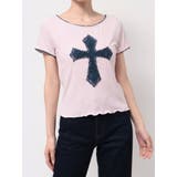 クロスレースドッキングTシャツ | jouetie | 詳細画像34