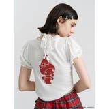 【メロクロコラボ】My Melodyフリルチョーカーリボントップス | jouetie | 詳細画像10 