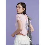 【メロクロコラボ】My Melodyフリルチョーカーリボントップス | jouetie | 詳細画像4 