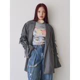 フラワーパターンシアートップス | jouetie | 詳細画像10 