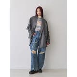 フラワーパターンシアートップス | jouetie | 詳細画像12 