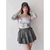 フラワーパターンシアートップス | jouetie | 詳細画像4 