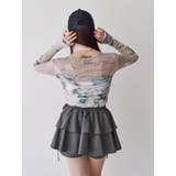 フラワーパターンシアートップス | jouetie | 詳細画像5 