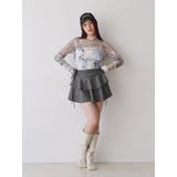 フラワーパターンシアートップス | jouetie | 詳細画像7 