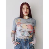 フラワーパターンシアートップス | jouetie | 詳細画像8 