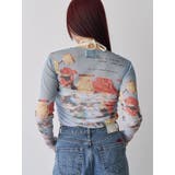 フラワーパターンシアートップス | jouetie | 詳細画像9 