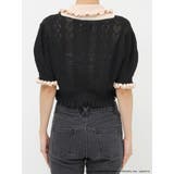 【メロクロコラボ】KUROMIフリルニットカーデ | jouetie | 詳細画像24 