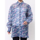 ブルー | パターンシアールーズシャツ | jouetie