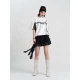 アシメドレープフリルレースミニスカート | jouetie | 詳細画像2