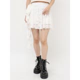 アシメドレープフリルレースミニスカート | jouetie | 詳細画像26