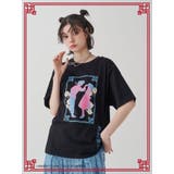 ブラック | 【TVアニメ『らんま1/2』jouetie】チャイナグラフィックTシャツ | jouetie