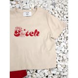 アイボリー | 【Lilo&Stitch】ロゴフィットTシャツ | jouetie