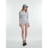 フラワーパフスリーブモノキニ | jouetie | 詳細画像16 