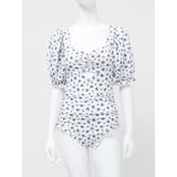 フラワーパフスリーブモノキニ | jouetie | 詳細画像28 