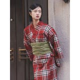 【jouetieオリジナル】タータンチェックセパレート浴衣セット | jouetie | 詳細画像1