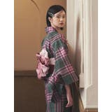 【jouetieオリジナル】タータンチェックセパレート浴衣セット | jouetie | 詳細画像2