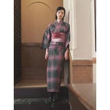 【jouetieオリジナル】タータンチェックセパレート浴衣セット | jouetie | 詳細画像3