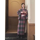 【jouetieオリジナル】タータンチェックセパレート浴衣セット | jouetie | 詳細画像4