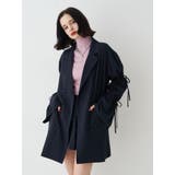 ネイビー | リボンスリーブジャケットミニワンピース | jouetie