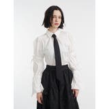 スリットリボンスリーブシャツ | jouetie | 詳細画像10 