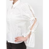 スリットリボンスリーブシャツ | jouetie | 詳細画像23 