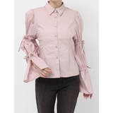 スリットリボンスリーブシャツ | jouetie | 詳細画像30 