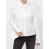 スリットリボンスリーブシャツ | jouetie | 詳細画像32 