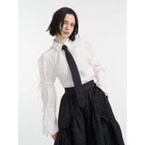 スリットリボンスリーブシャツ | jouetie | 詳細画像9 