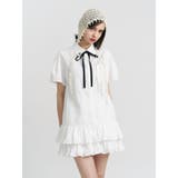 リボンタイヘムフリルチュニックシャツ | jouetie | 詳細画像10 