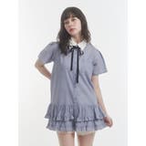 リボンタイヘムフリルチュニックシャツ | jouetie | 詳細画像21 