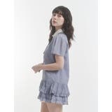 リボンタイヘムフリルチュニックシャツ | jouetie | 詳細画像22 