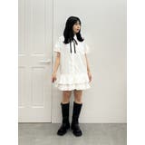 リボンタイヘムフリルチュニックシャツ | jouetie | 詳細画像24 