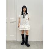 リボンタイヘムフリルチュニックシャツ | jouetie | 詳細画像25 