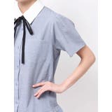 リボンタイヘムフリルチュニックシャツ | jouetie | 詳細画像36 